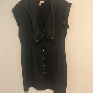 Michael Kors black satin dress, loose fitting sz 8